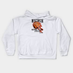 Wisconsin 2020 National Champs Simulated Kids Hoodie